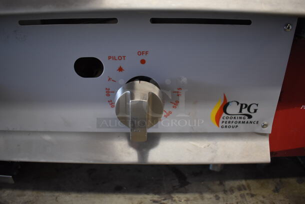 BRAND NEW SCRATCH AND DENT! CPG 351GTCPG48NL Stainless Steel Commercial Countertop Natural Gas Powered Flat Top Griddle w/ Thermostatic Controls. 120,000 BTU. 48x30x16 - Image 6 of 6