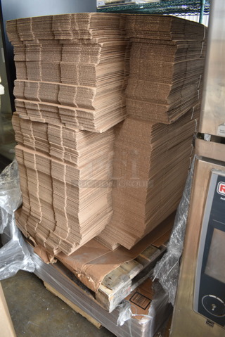 PALLET LOT of 15 BRAND NEW Units of Cardboard Boxes. 15 Times Your Bid!