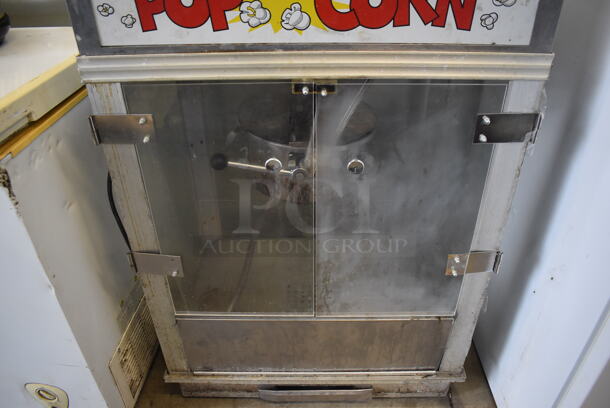 Gold Medal 2001ST Metal Commercial Countertop Popcorn Machine Merchandiser. 120 Volts, 1 Phase. 27x20x41. Cannot Test Due To Plug Style - Image 4 of 6
