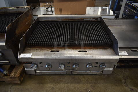 Southbend HDC-36 Stainless Steel Commercial Countertop Natural Gas Powered Flat Top Griddle.