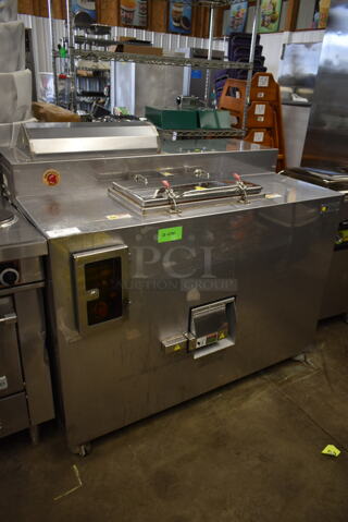 2015 Gaia GC-100 Stainless Steel Commercial Floor Style Food Waste Dryer. 208 Volts, 3 Phase.