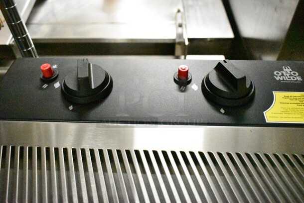 Otto Wilde 41233 Stainless Steel Commercial Countertop Propane Gas Powered Otto Grill. 16,250 BTU.  - Image 4 of 10