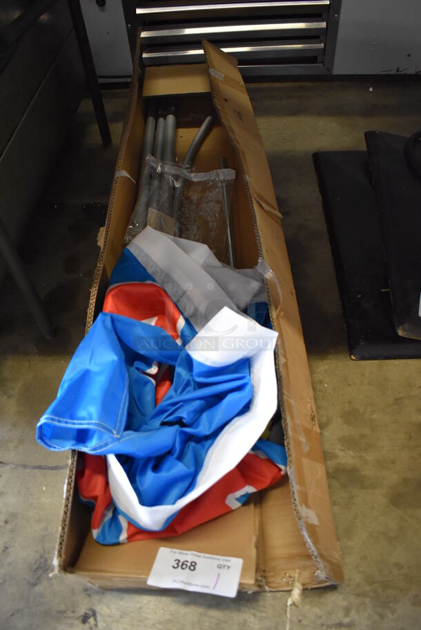 BRAND NEW IN BOX! Propane Banner w/ Poles - Image 2 of 3