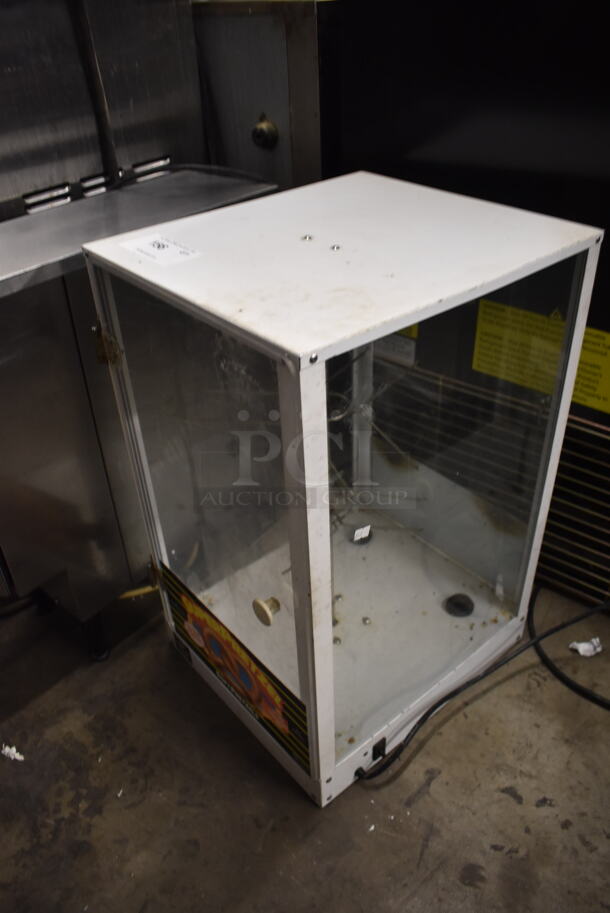 750 Commercial Electric White Countertop Pretzel Warmer And Display Case. 115 Volts, 1 Phase. Tested and Does Not Power On - Image 3 of 4