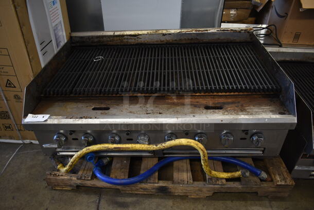 Southbend HDC-48 Stainless Steel Commercial Countertop Natural Gas Powered Flat Top Griddle. - Image 1 of 5