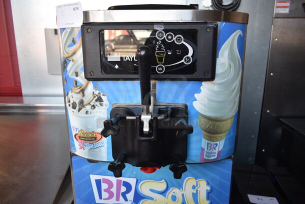 Taylor C709-27 Stainless Steel Commercial Floor Style Water Cooled Single Flavor Soft Serve Ice Cream Machine on Commercial Casters. 208-230 Volts, 1 Phase. - Image 3 of 9
