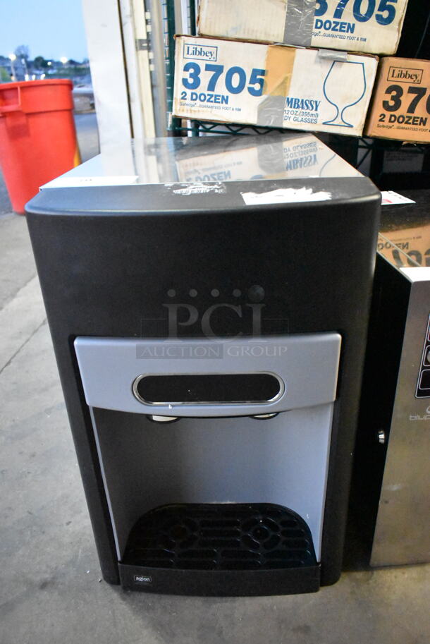 Follett 15FS100A Metal Commercial Countertop Chewblet Ice Maker and Water Dispenser with Stand. 15 lb. 115 Volts, 1 Phase.  - Image 1 of 5