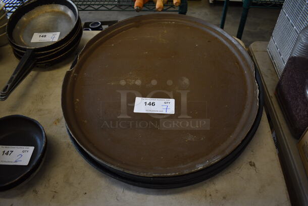 7 Oval Serving Trays. 22x27x1. 7 Times Your Bid!