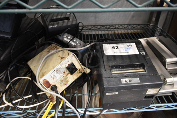 ALL ONE MONEY! TIER LOT of Various Items Including 2 Receipt Printer, Cash Register. - Image 3 of 9