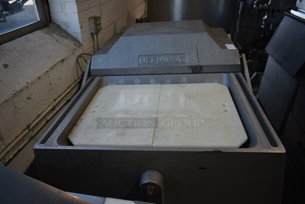 UltraVac Metal Commercial Floor Style Double Chamber Vacuum Sealer. 240 Volts, 3 Phase.  - Image 10 of 12