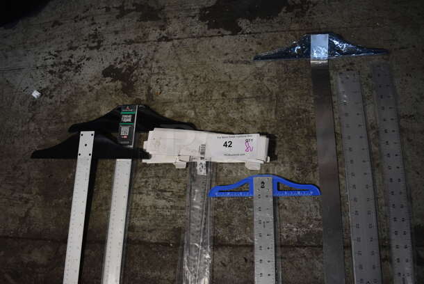 8 BRAND NEW! Various Professional T Square Including Alvin S/S42, L24, D346PMI. 8 Times Your Bid! - Image 2 of 6