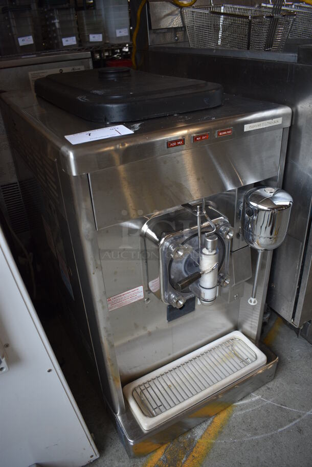 2014 Taylor Model 340D-27 Stainless Steel Commercial Countertop Single Flavor Frozen Beverage Machine w/ Drink Mixer Attachment. 208-230 Volts, 1 Phase. 18x32x32 - Image 3 of 8