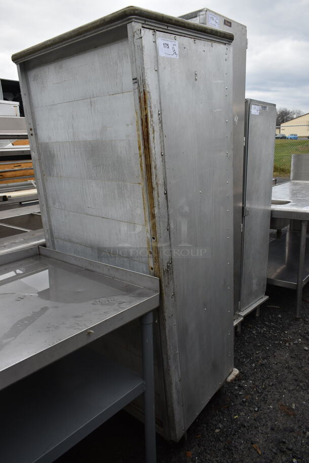 Metal Commercial Enclosed Pan Rack on Commercial Casters. - Image 1 of 4