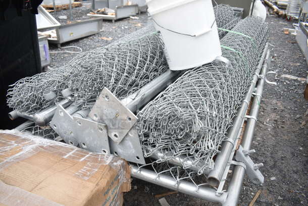 ALL ONE MONEY! Lot of Chain Link Fencing w/ Posts.  - Image 3 of 9