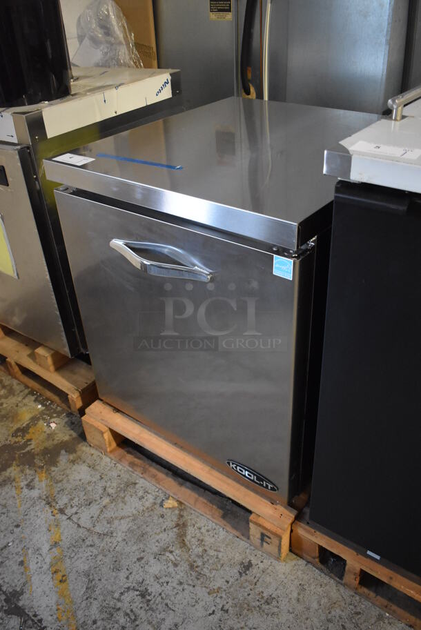 LIKE NEW! Kool-it KUCR-27-1 Stainless Steel Commercial Single Door Undercounter Cooler. 115 Volts, 1 Phase. Unit Has Only Been Used a Few Times! Tested and Working! - Image 3 of 7
