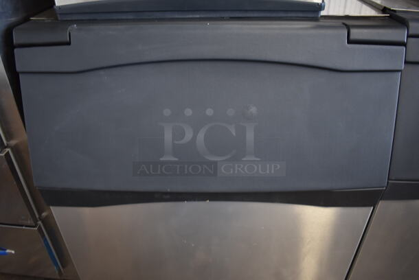BRAND NEW! 2022 Scotsman C1030MA-32F Commercial Stainless Steel Ice Cube Machine With Storage Bin, Ice Scooper And Additional Parts On Black Legs. 208/230V, 1 Phase. Tested And Working!  - Image 5 of 11