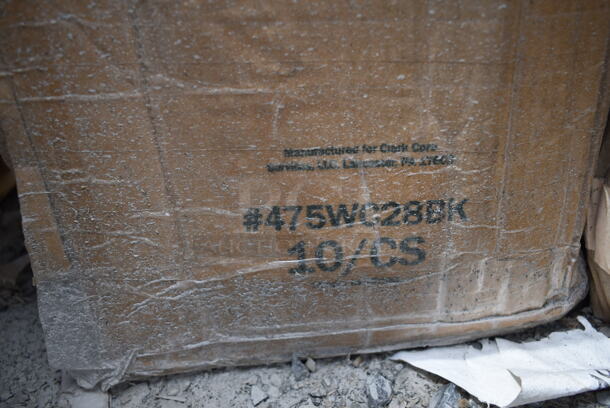 2 Boxes of 10 BRAND NEW SCRATCH AND DENT! Lavex 475WC28BK Janitorial 28 Qt. / 7 Gallon Black Rectangular Wastebasket. 2 Times Your Bid! - Image 4 of 4