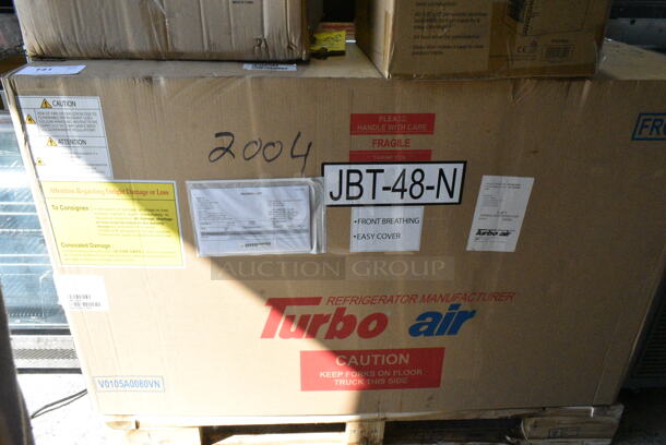 BRAND NEW IN BOX! Turbo Air JBT-48-N Stainless Steel Commercial J Series Cold Food Bar Prep Table. 115 Volts, 1 Phase. Tested and Working! - Image 2 of 3