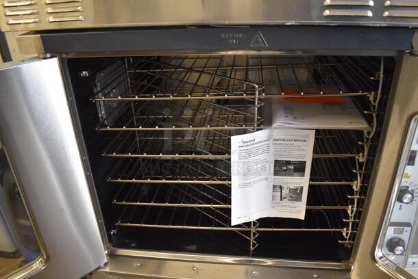 2 BRAND NEW SCRATCH AND DENT! 2022 Garland MCO-GS-10S Master 200 Natural Gas Powered Full Size Convection Ovens w/ View Through Doors, Metal Oven Racks and Thermostatic Controls. 60,000 BTU. 38x38x71. 2 Times Your Bid! - Image 9 of 12
