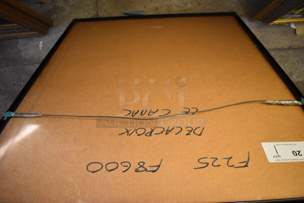 Framed Picture of Delacroix Le Canal By Michael Delacroix - Image 7 of 8