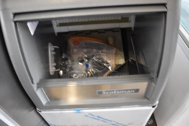 BRAND NEW SCRATCH AND DENT! Scotsman CU0515GA-1E Stainless Steel Commercial Self Contained Undercounter Gourmet Cube Ice Machine. 115 Volts, 1 Phase.  - Image 4 of 6