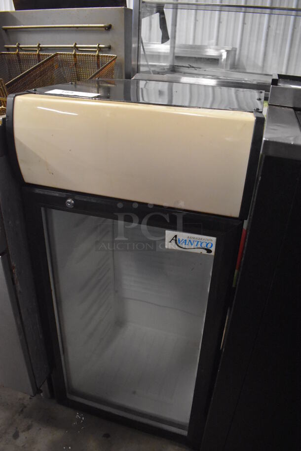 Avantco 360SC80 Metal Mini Cooler Merchandiser. 110-120 Volts, 1 Phase. 18.5x17.5x36. Tested and Working! - Image 3 of 5