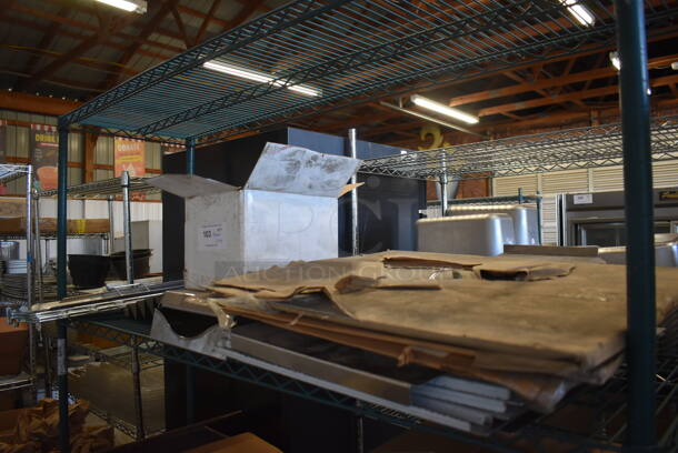 ALL ONE MONEY! Tier Lot of Various Items Including Metal Panels and Metal Towel Dispenser - Image 2 of 7