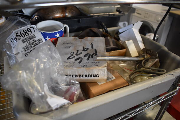 ALL ONE MONEY! Tier Lot of Various Items Including Poly Bins, Bus Bins and Parts  - Image 7 of 8