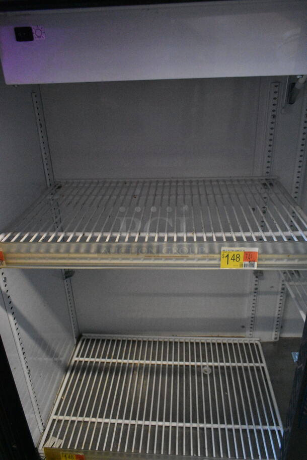 2018 True GDM-41SL-48-HC-LD Metal Commercial 2 Door Reach In Cooler Merchandiser w/ Poly Coated Racks. 115 Volts, 1 Phase. Tested and Working! - Image 2 of 4
