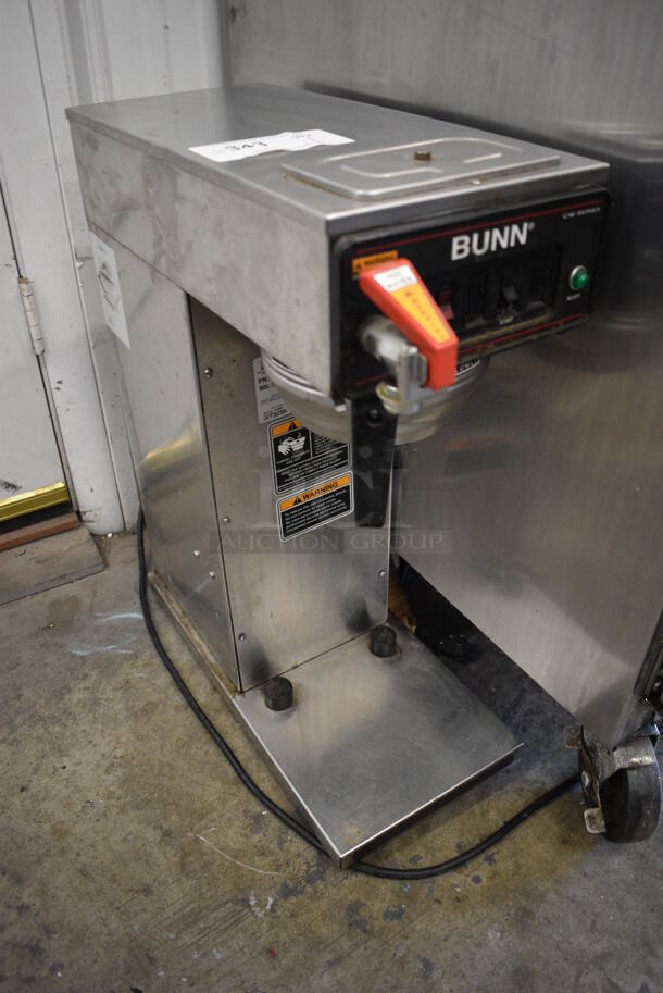 Bunn Model CWTF15-APS Stainless Steel Commercial Countertop Coffee Machine w/ Hot Water Dispenser and Metal Brew Basket. 120 Volts, 1 Phase. 8x21x24 - Image 2 of 4