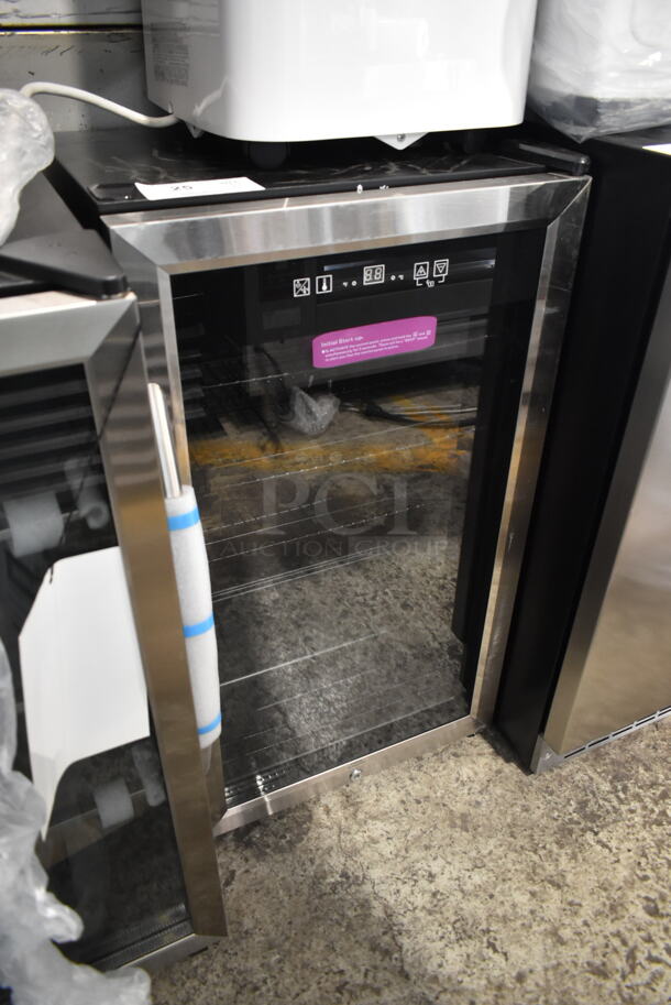 BRAND NEW SCRATCH AND DENT! Avanti  BCA306SS-IS 10 Bottle 70 Can Beverage Cooler Wine Chiller Merchandiser. 115 Volts, 1 Phase. Tested and Working! - Image 2 of 5