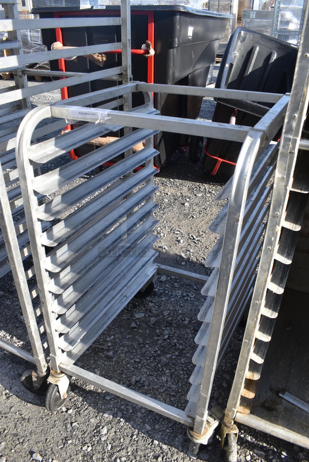 Metal Commercial Pan Transport Rack on Commercial Casters. 20.5x26x38 - Image 3 of 4