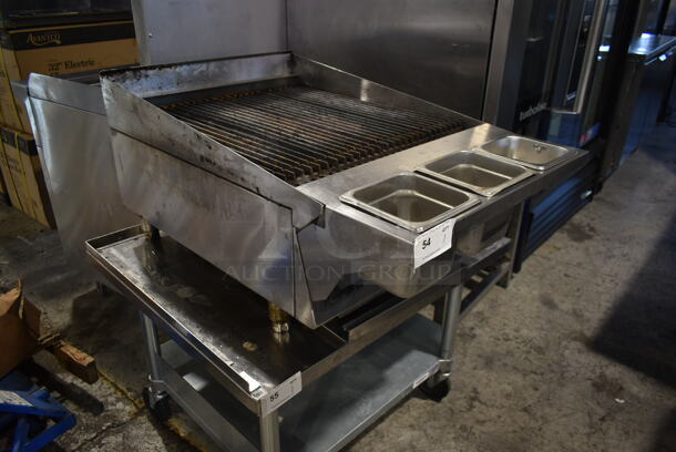 Star Ultra Max Stainless Steel Commercial Countertop Natural Gas Powered Charbroiler Grill.  - Image 2 of 7