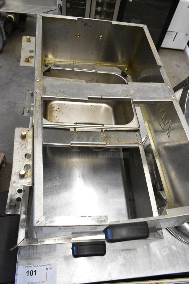 2 Avantco 177F102 Double Fryer Frame. 15x26x6.5, 15x24x7.5 2 Times Your Bid! - Image 3 of 5