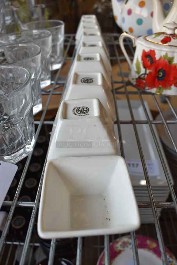 27 White Ceramic Portion Cups. 2.5x2.5x1.5. 27 Times Your Bid! - Image 2 of 2