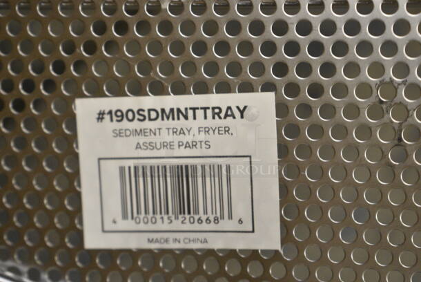 3 BRAND NEW SCRATCH AND DENT! 190SDMNTTRAY 14" x 12 1/4" x 6 1/2" Fryer Sediment Tray. 3 Times Your Bid! - Image 6 of 6