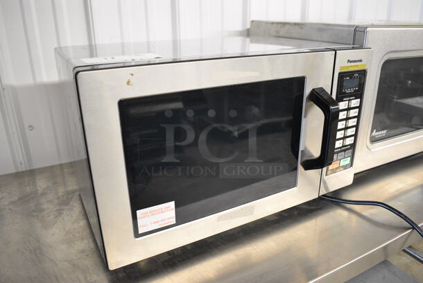 Panasonic Stainless Steel Commercial Countertop Microwave Oven. 120 Volts, 1 Phase. 20x15x12 - Image 3 of 7