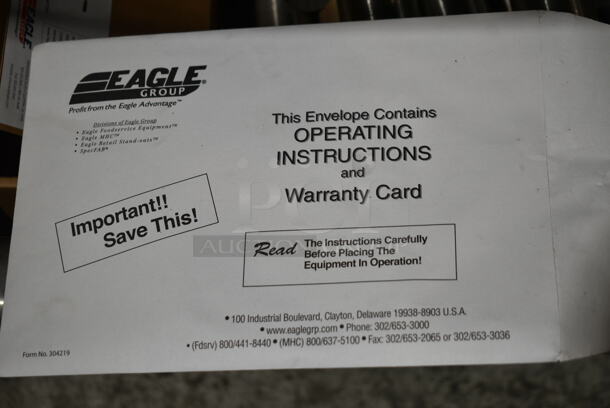 BRAND NEW! Eagle Stainless Steel Commercial Single Bay Portable Mop Sink w/ Legs and Commercial Casters. - Image 6 of 7