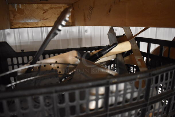 ALL ONE MONEY! Tier Lot of Various Items Including Utensils, Drop In Bins and Ceiling Light - Image 5 of 7