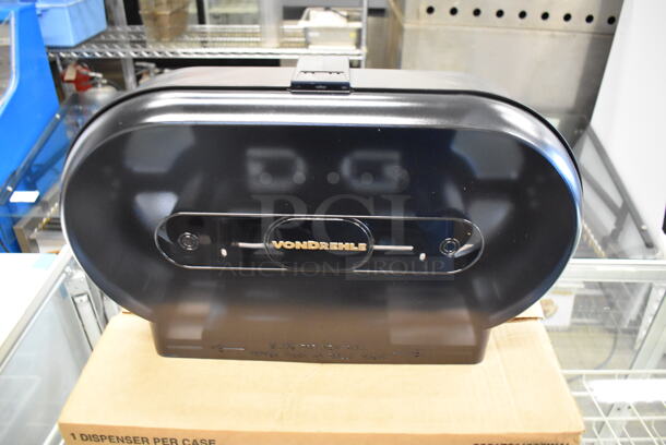 6 BRAND NEW IN BOX! Vondrehle Gray Poly Wall Mount Toilet Paper Dispensers. 19.5x5x11. 6 Times Your Bid! - Image 4 of 7