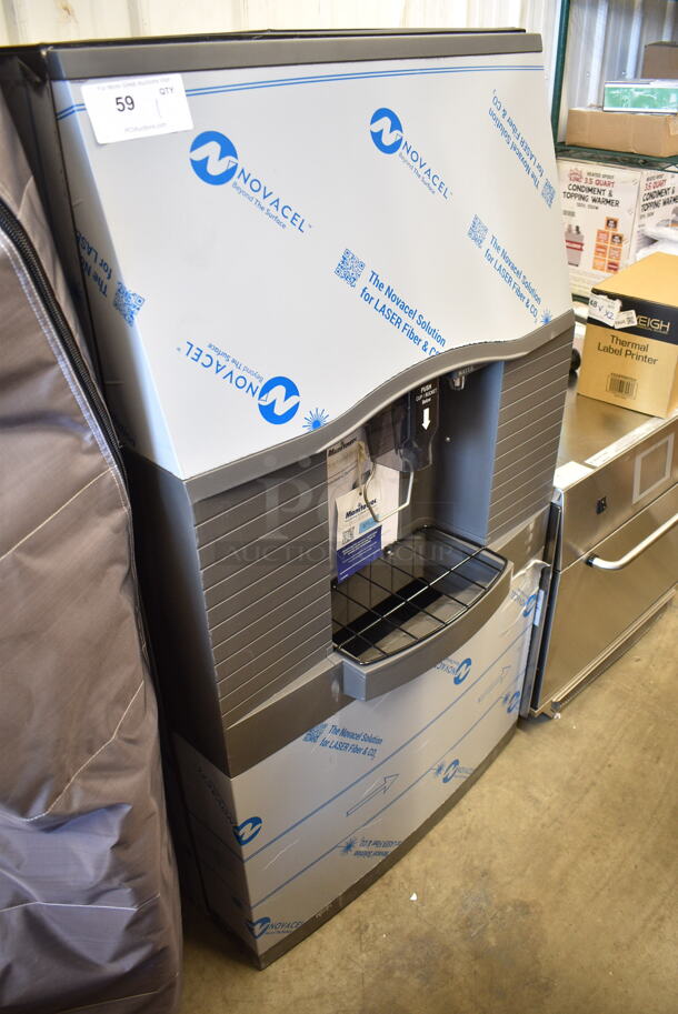 BRAND NEW SCRATCH AND DENT! Manitowoc SFA292-161 Stainless Steel Commercial 30" Touchless Hotel Ice Dispenser with Water Valve, 180 lb. 115 Volts, 1 Phase.  - Image 2 of 8