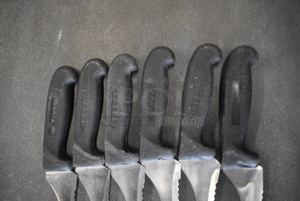 6 Sharpened Stainless Steel Serrated Knives. Includes 14". 6 Times Your Bid! - Image 3 of 4