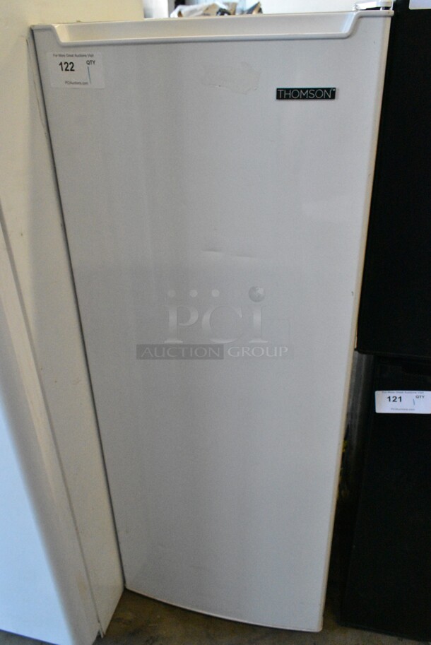 Thomson TFRF690 Metal Upright Single Door Reach In Freezer. 115 Volts, 1 Phase. Tested and Working! - Image 1 of 4