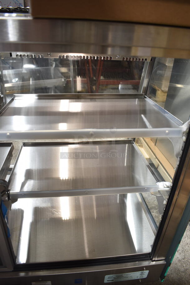 BRAND NEW! Vendo HFD000006 Stainless Steel Commercial Countertop Heated Display Case Merchandiser. 115 Volts, 1 Phase. Tested and Working! - Image 6 of 9