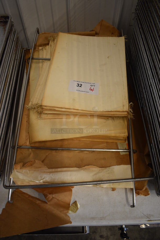ALL ONE MONEY! Lot of Fryer Sheets and Metal Pieces! - Image 1 of 3