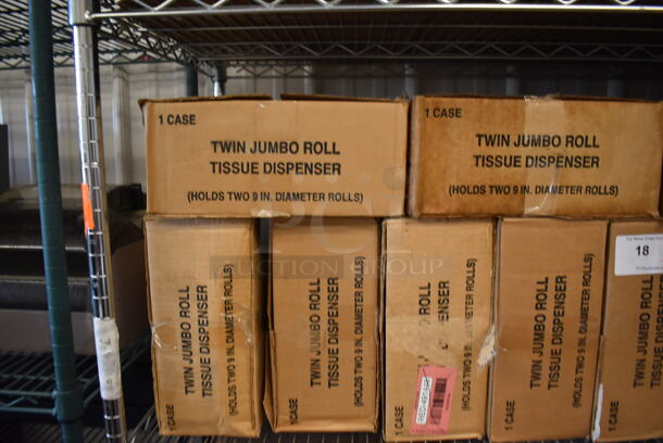 6 BRAND NEW IN BOX! Vondrehle Gray Poly Wall Mount Toilet Paper Dispensers. 19.5x5x11. 6 Times Your Bid! - Image 7 of 7