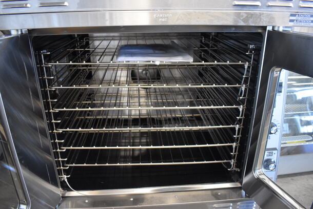 2 BRAND NEW SCRATCH AND DENT! 2022 Garland MCO-GS-10S Master 200 Natural Gas Powered Full Size Convection Ovens w/ View Through Doors, Metal Oven Racks and Thermostatic Controls. 60,000 BTU. 38x38x71. 2 Times Your Bid! - Image 9 of 11