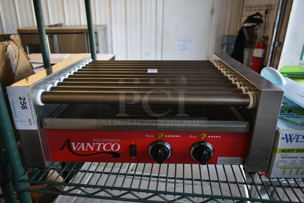 BRAND NEW SCRATCH AND DENT! 2023 Avantco 177RG1830NS Stainless Steel Commercial Countertop Hot Dog Roller. 120 Volts, 1 Phase. Tested and Working! - Image 2 of 5