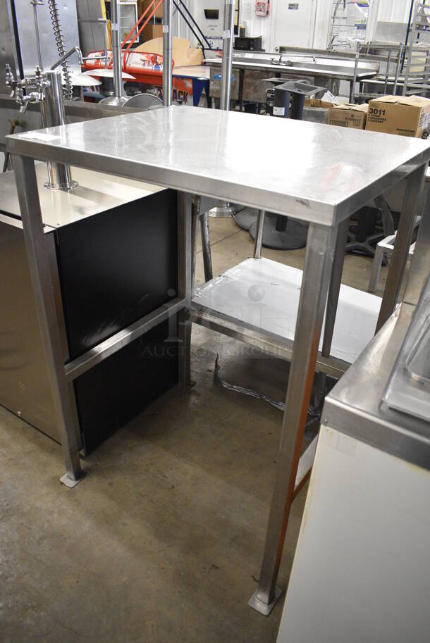 Stainless Steel Commercial Table. 32x27x45 - Image 3 of 4