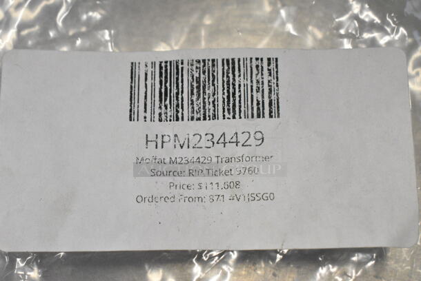 3 BRAND NEW SCRATCH AND DENT! Items Including HPM234429 Moffat M234429 Transformer, HP0094452400 Vulcan 00-944524-00001 Thermostat 550D 120V S/S, HP00944298 Vulcan 00-944298 Thermostat. 3 Times Your Bid!  - Image 4 of 10